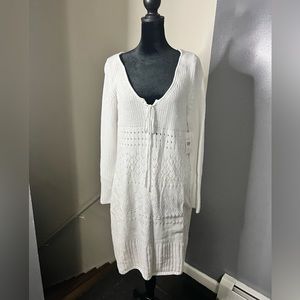 White Sweater Dress
